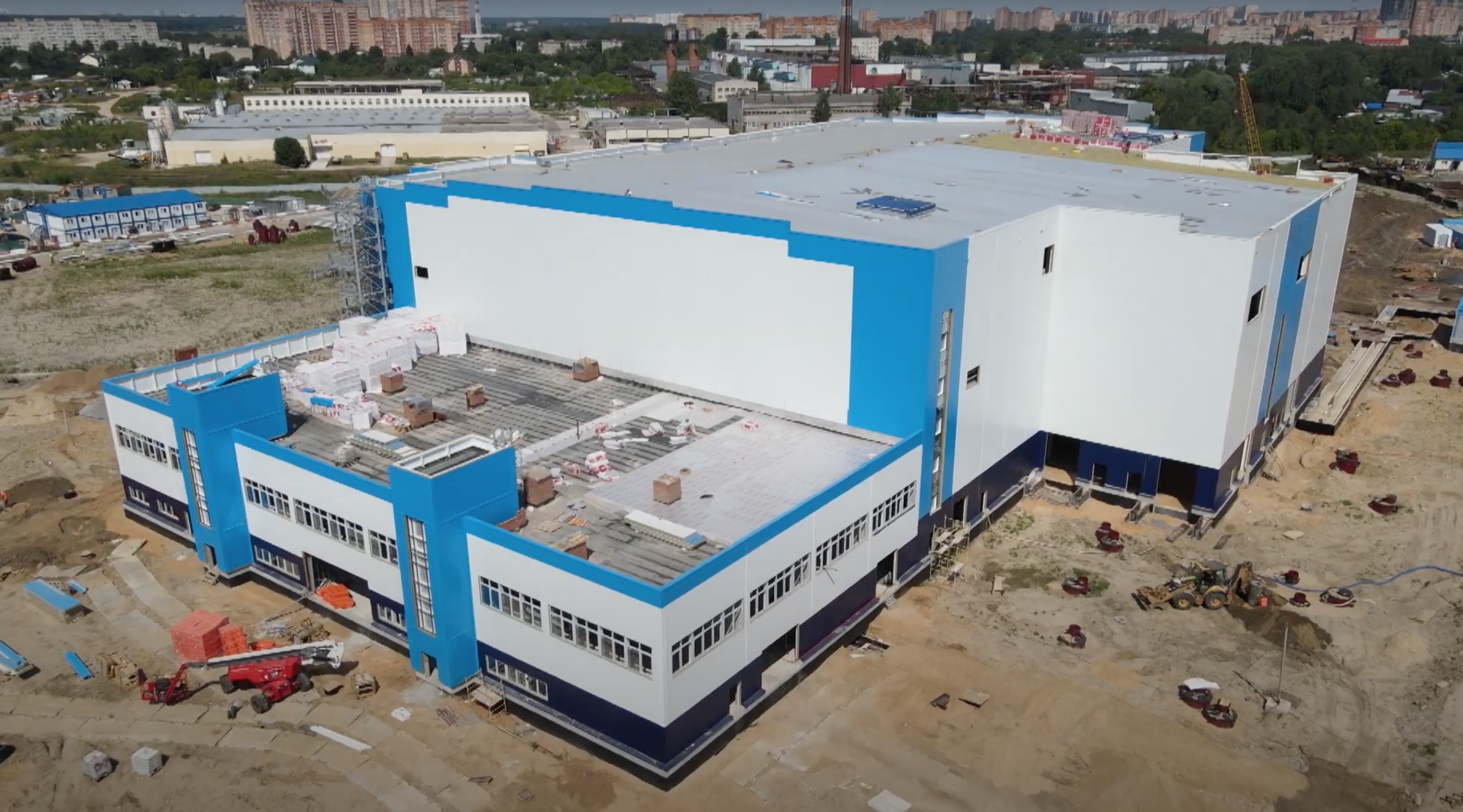 В Щёлково продолжается строительство завода по сборке и испытанию космических аппаратов