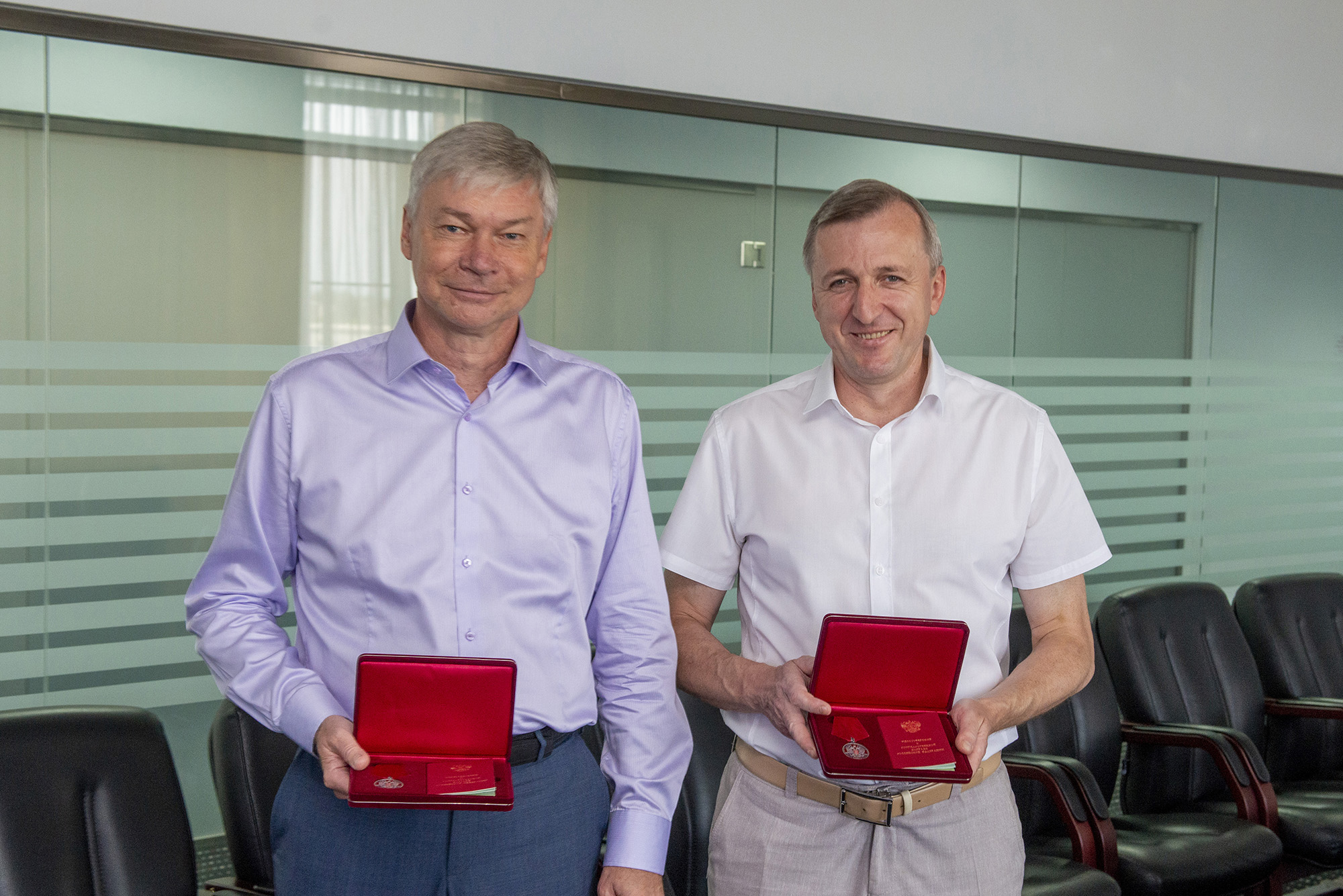 Сотрудники «Газпром космические системы» получили государственные награды